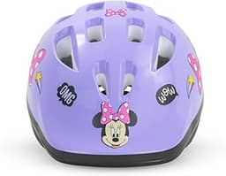 Capacete Infantil Disney Minnie Roxo– Proteção para Bicicleta, Patinete e Skate – Tamanho Ajustável, Seguro Leve e Resistente a partir 3 anos