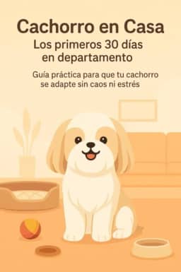 Cachorro en Casa: Los primeros 30 días en departamento: Guía práctica para la adaptación, rutina, baño y buenos modales de tu cachorro en un espacio pequeño (Spanish Edition)