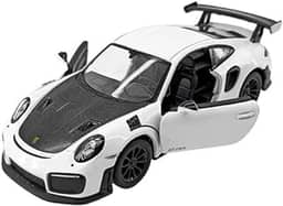 Miniatura Porsche 911 Carrinho Ferro Coleção Fricção Abre as portas (911 branco)