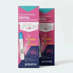 Teste de Gravidez Digital com Indicador de Dias - Proxima Alive