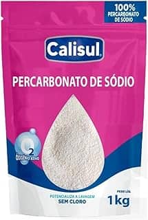 Percarbonato de Sódio 1Kg Em Pó Tira Manchas Roupas Coloridas e Brancas 100% Puro Sem Cloro Biodegradável e Seguro Limpeza Profunda em Todo Ambiente