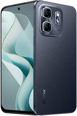 Smartphone Infinix Hot 50i 4GB RAM 256GB 4G Câmera Dupla 48MP+ Selfie 8MP NFC 5000mAh 6,7” 120Hz - Preto Obsidiana