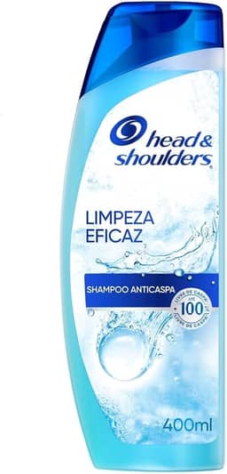Head & Shoulders Shampoo Anticaspa Limpeza Eficaz Limpeza Profunda e Refrescância 400 ml