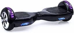 Hoverboard Skate Elétrico 6.5' com Bolsa Led Bluetooth Preto Brinovar
