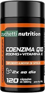 Coenzima q10 200mg Coq10 Zuchetti nutrition 120 Capsulas Original Ubiquinol