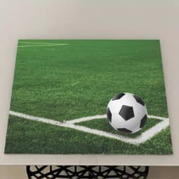 Jogo Americano de Futebol – Kits de 2 a 12 Unidades para Mesa Posta – Estampa Exclusiva e Impermeável para Refeições Especiais (Futebol 02,4 Peças)