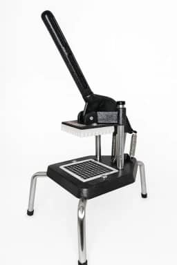 Picador Legumes Batata Cortador Tripé Multiuso Tomate Cebola Frios Cabrita + 2 Brindes