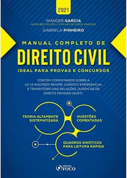 MANUAL COMPLETO DE DIREITO CIVIL - 3ª ED - 2021: Ideal Para Provas e Concursos