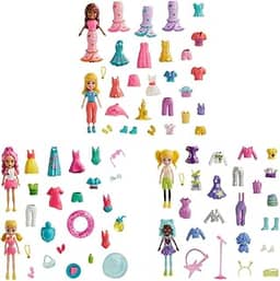 Polly Pocket Conjunto de Brinquedo Coleção de Modas Grande Surpresa para crianças a partir de 4 anos