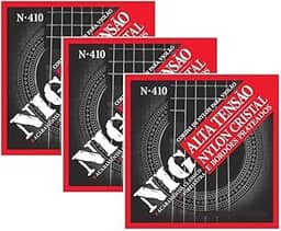 Encordoamento Para Violão Nylon 6 Cordas Nig 029/044 N410