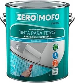Tinta Para Teto Zero Mofo Branco Acetinado 3,6l Montana