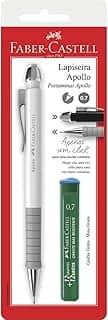 Lapiseira 0.7mm com Grafite, Faber Castell, SM/07LA, Apollo, Cores Sortidas