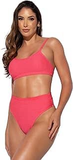 Biquíni Alcinha Bojo Hot Pants Fio Duplo Textura Brilhosa MVB Modas