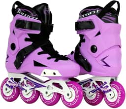 Patins Traxart Revolt Branco Inline Freestyle - 80mm ABEC-9