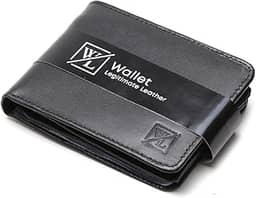 Carteira Masculina Em Couro Porta Cartão Documentos Moderna Zíper Horizontal Grande Wl
