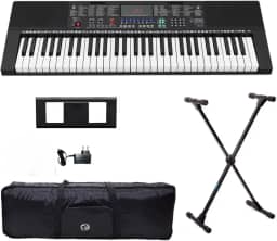 Teclado Musical Spring Tc-161 Com Capa Fonte E Suporte