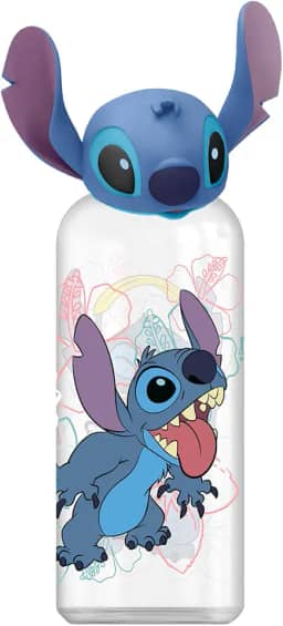 Tuut Garrafa de Água 3D Disney Stitch 560ml – Produto Oficial