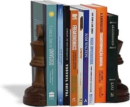 Organizador, Suporte, Aparador, Porta Livros, Bibliocanto Rei Xadrez - GEGUTON