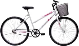 Bicicleta de Passeio Saidx Bike Feminina Sem Marchas, Aro 26 Mono, Freio V Brake