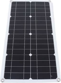 Kit de painel solar, 250W totalmente à prova d'água monocristalino módulo PV Kit de iniciante painel solar com 10A 12V 24V PWM controle de carga portas USB duplas, suporte de bateria de painel solar para casa acampamento barco RV