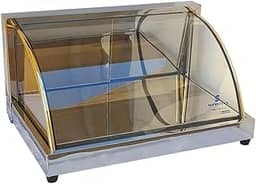 Estufa fria Vitrine expositor Gelo-x bolos doces 68,5cm c/ 12 Placas Gelo-x Supritecs