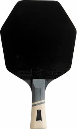 STIGA Cybershape Lite Ping Pong Raquete – Raquete de tênis de mesa para iniciantes com lâmina leve de 5 camadas, formato hexagonal e borracha que não irrita a rotação para brincadeiras recreativas