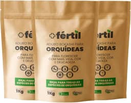 Combo de 3 Adubos Bokashi Para Orquídeas 1 Kg