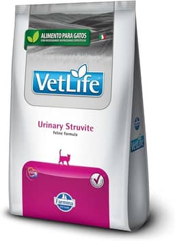 Vet Life Ração Farmina Natural Urinary Struvite Para Gatos Adultos Com Distúrbios Urinários - 7 5Kg