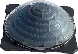 VINGLI Aquecedor de piscina acima do solo em forma de cúpula movido a energia solar - bobina de aquecimento curva (pacote com 1)