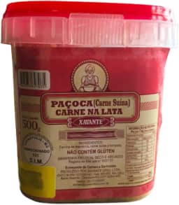 Paçoca Carne na Lata 500 grs Xavante Farofa Temperada
