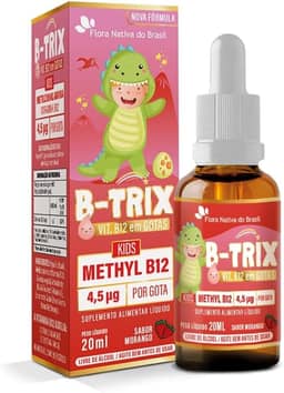 B-TRIX (Vitamina B12 Infantil) 20ml - Flora Nativa Sabor:Morango