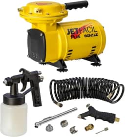 Mini Compressor Ar Direto Jet Fácil Plus Schulz Com Kit 220M