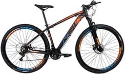 BICICLETA ARO 29 KSW XLT COLOR - 21V CAMBIOS SHIMANO (LARANJA+AZUL, 19)