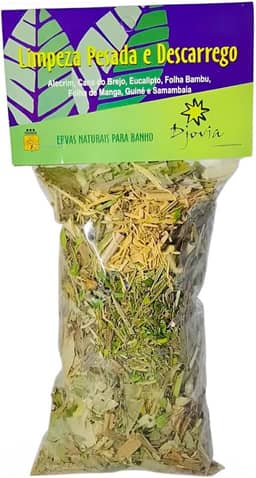 Banho De Ervas Naturais Limpeza Pesada E Descarrego 45g