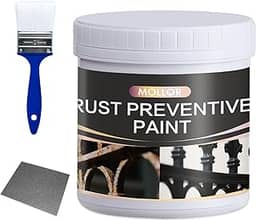 Mollor Conversor de ferrugem 2 em 1 e primer de metal, tinta antiferrugem para metal, removedor de ferrugem e selagem ultra automático, revestimento antiferrugem durável, resistente ao calor - 35