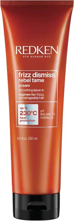 Redken Leave-in Frizz Dismiss Rebel Tame,para cabelos com Frizz, Anti-frizz, protege os fios contra a umidade, com Óleo de Babassu + Concentrated Smoothing Complex, Exclusivo Amazon, 300ml