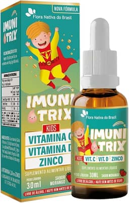 Imunitrix Kids (Vit. C +D+Zinco) 30ml Sabor Morango - Flora Nativa