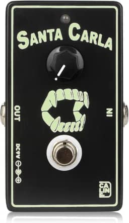 Caline Pedal de Efeito de Guitarra Cp-514 Santa Carla Boost, Mini Pedal Booster com True Bypass