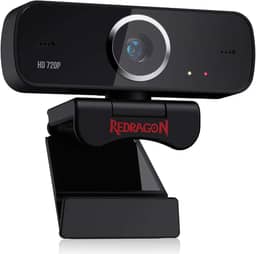 Webcam Gamer e Streamer Redragon Fobos 2 720p GW600-1, Preto