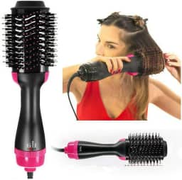 Escova 2 in 1 - Secadora Modeladora e Com Efeito Alisador - Quanta (110v)