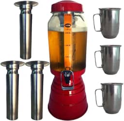 Chopeira A Gelo Torre de Cerveja Gelada Com Refil Gelante