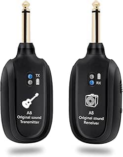 Transmissor Receptor P10 Sem Fio Para Guitarra Baixo Violão