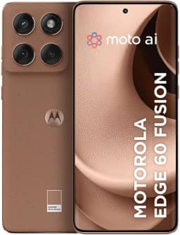 Smartphone Motorola Edge 60 Fusion 5G - 256GB 16GB (8GB RAM+8GB Ram Boost) 50MP Sony AI Camera IP68 NFC - Mocha Mousse