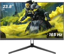 Monitor Gamer 23.8" 165Hz 1ms Full HD (1920x1080p), Entradas HDMI, DisplayPort e Compatibilidade com Suporte Padrão VESA 100x100mm, Preto