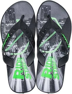 Chinelo Masculino Rider Street City Preto/Verde 42