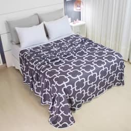 Lençol Casal Sem Elástico Malha Estampada 100% Algodão Para Se Cobrir 2,20 x 2,20m Toque Macio, Conforto e Durabilidade Cozzilar (Modelo 3)