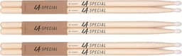 promark Baquetas de bateria LA Specials – Baquetas 5B – Conjunto de baquetas para bateria acústica ou eletrônica – Ponta oval de nylon – Baquetas de bateria de nogueira – Peso e tom consistentes – 3