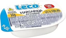 Margarina Com Sal Leco Cremosa Blister Sache 10g Kit com 24 unidades