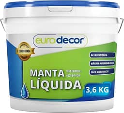 Manta Liquida Impermeável para Pisos e Paredes - 3,6Kg - Branco