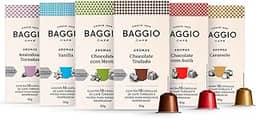 Kit de Cápsulas de Café Experience Baggio Café, compatível com Nespresso, contém 60 cápsulas